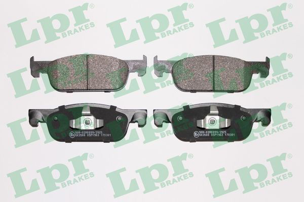 Klocki hamulcowe przednie tarczowe LPR 05P1963 cena, od 20,57 USD