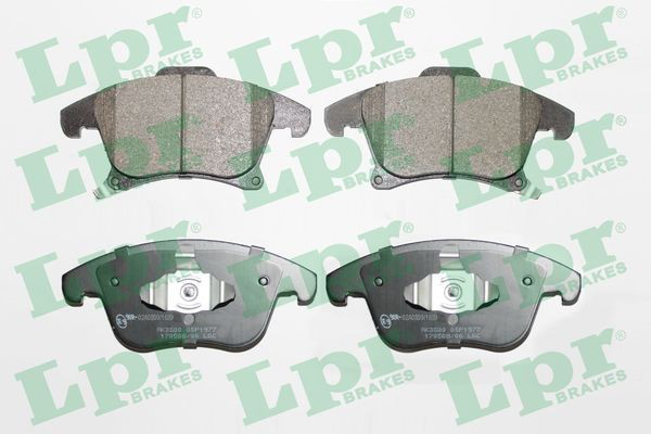 Klocki hamulcowe przednie tarczowe LPR 05P1977 cena, od 35,56 USD