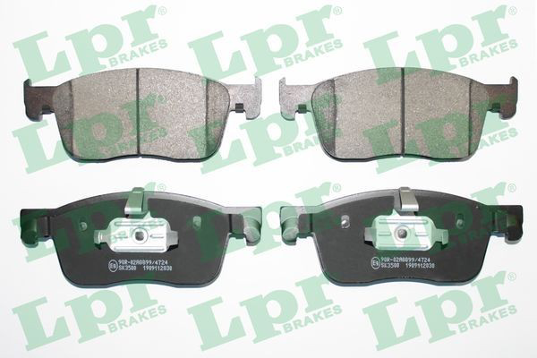 Klocki hamulcowe przednie tarczowe LPR 05P2030 cena, od 42,81 USD