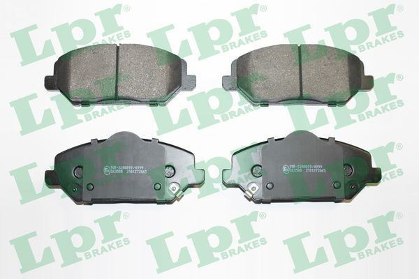 Klocki hamulcowe przednie tarczowe LPR 05P2065 cena, od 35,13 USD
