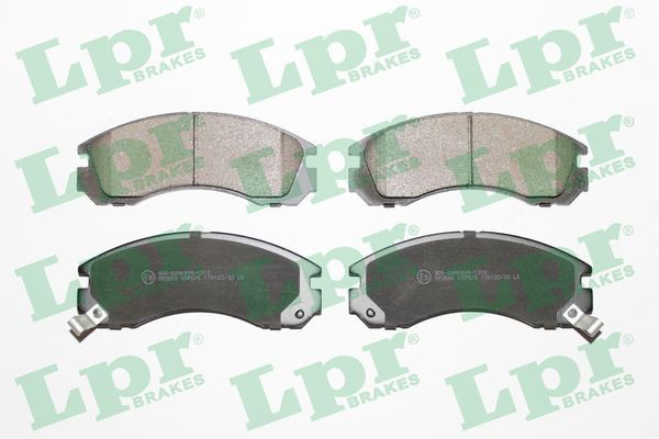 Klocki hamulcowe przednie tarczowe LPR 05P578 cena, od 24,61 USD