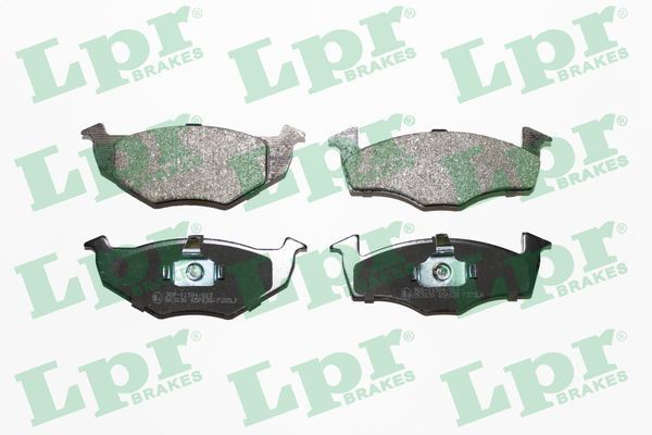 Klocki hamulcowe przednie tarczowe LPR 05P638 cena, od 19,06 USD