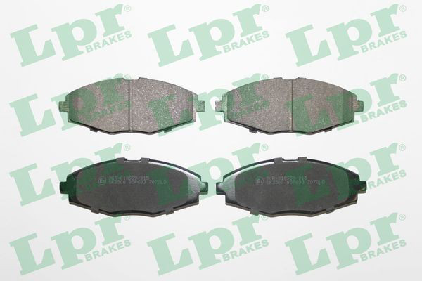 Klocki hamulcowe przednie tarczowe LPR 05P693 cena, od 14,67 USD