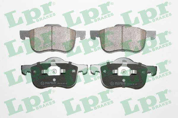 Klocki hamulcowe przednie tarczowe LPR 05P704 cena, od 24,59 USD