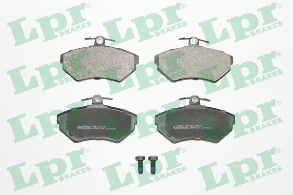 Klocki hamulcowe przednie tarczowe LPR 05P718 cena, od 21,96 USD