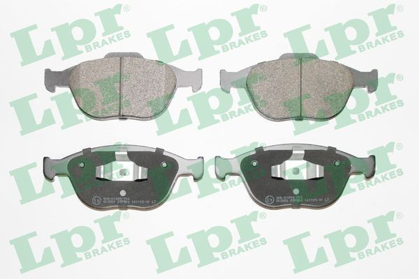 Klocki hamulcowe przednie tarczowe LPR 05P906 cena, od 26,59 USD