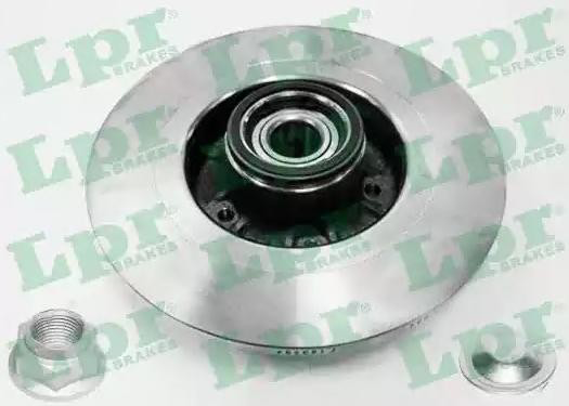 R1004PCA LPR Tarcza hamulcowa tylna