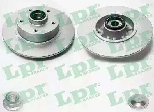 Tarcza hamulcowa tylna LPR R1040PCA cena, od 49,28 USD