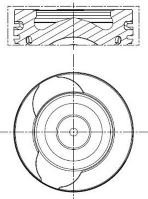 Tłok, komplet do jednego cylindru, STD Mercedes CLA kombi (X117) (2015 - 2019) cena, od 124,88 USD