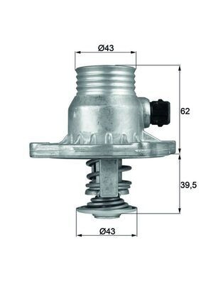 Do koszyka KL39 Mahle Original Filtr paliwa
