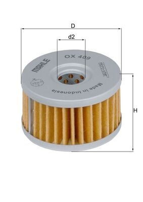 Do koszyka KL59 Mahle Original Filtr paliwa
