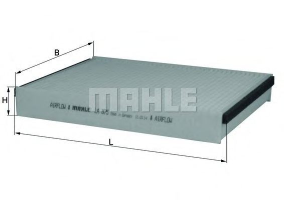 Filtr kabiny Mahle Original LA875 cena, od 10,36 USD