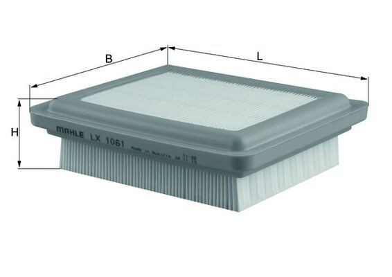 LX1061 Mahle Original Filtr powietrza