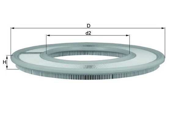 Filtr powietrza Mahle Original LX91 cena, od 13,98 USD