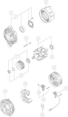 MG52 Mahle Original Alternator