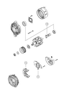 MG802 Mahle Original Alternator