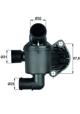 Termostat Mahle Original TI3587 cena, od 34,79 USD