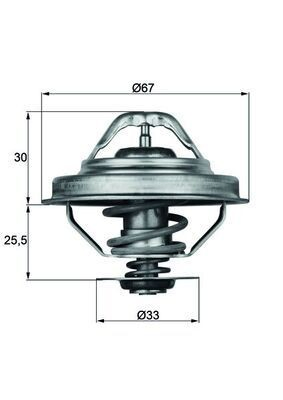 Termostat Mahle Original TX2892D cena, od 15,55 USD