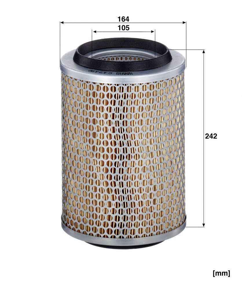 Filtr powietrza Mann-Filter C17190 cena, od 55,81 USD