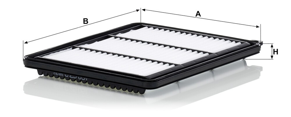 Do koszyka C25051 Mann-Filter Filtr powietrza