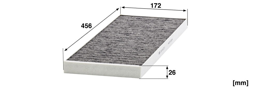 Do koszyka CUK46025 Mann-Filter Filtr kabiny