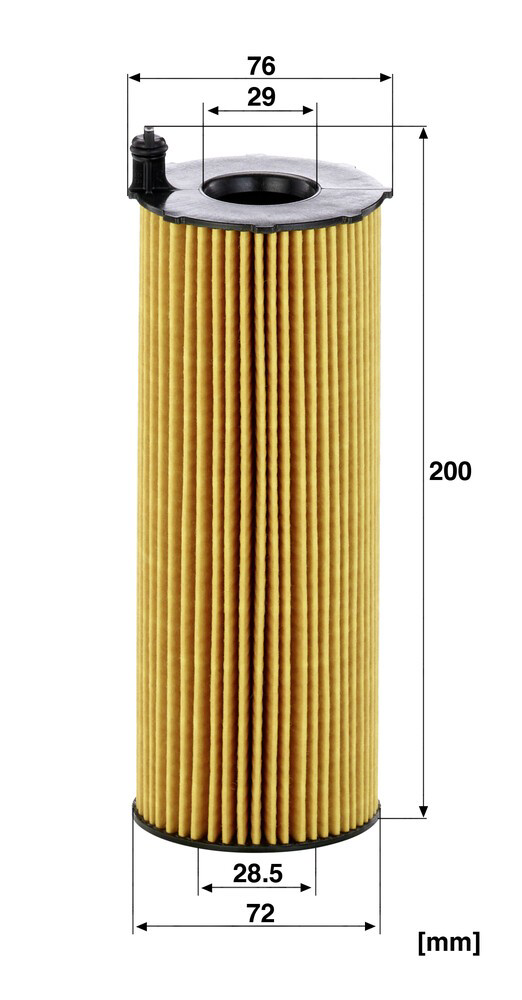 HU7016X Mann-Filter Filtr oleju