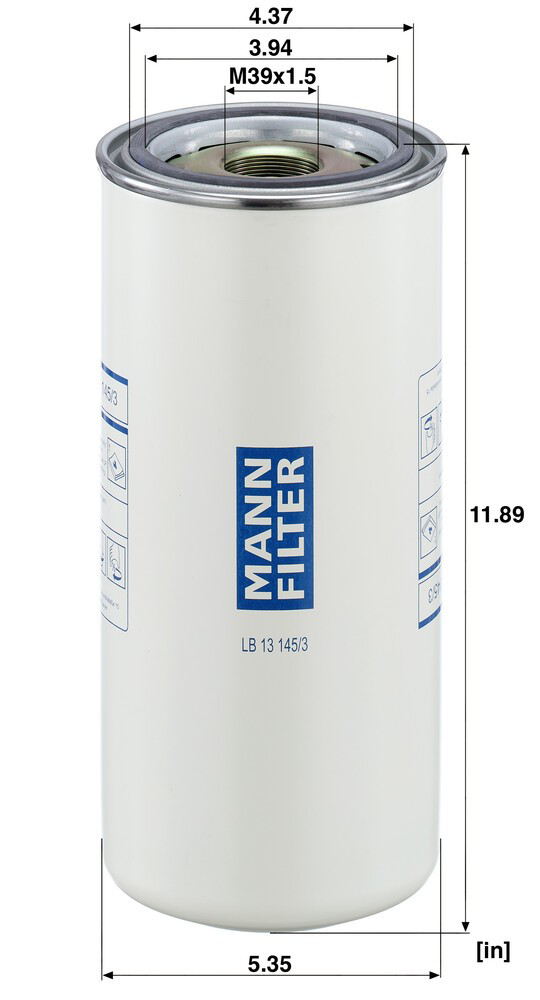 LB131453 Mann-Filter Filtr osuszacza powietrza (separatora oleju/wilgoci) (TRUCK)