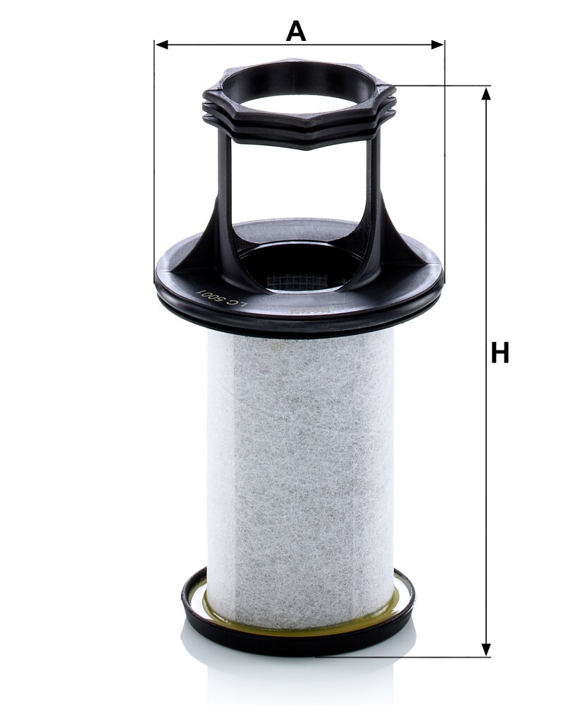 LC5001X Mann-Filter Filtr odpowietrzenia bloku silnika