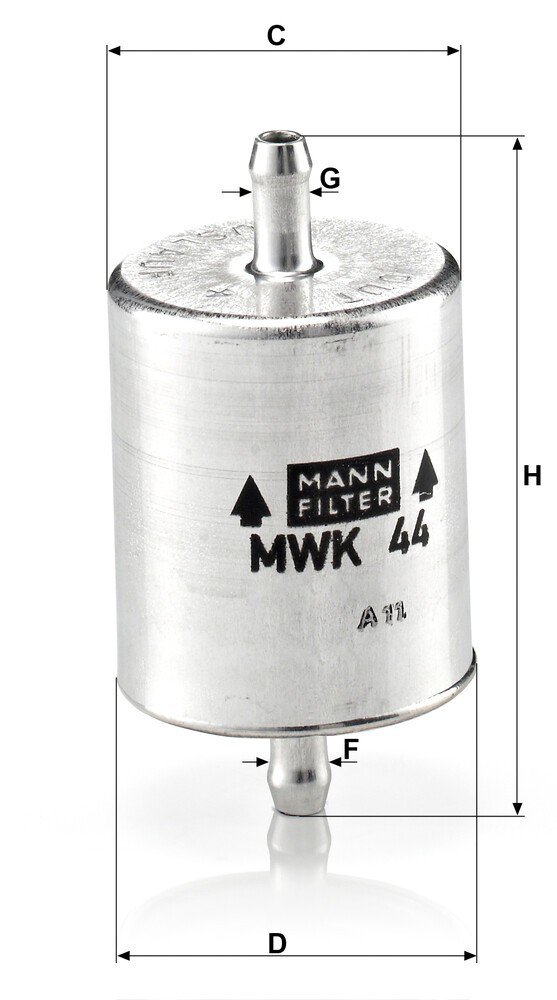 MWK44 Mann-Filter Filtr paliwa