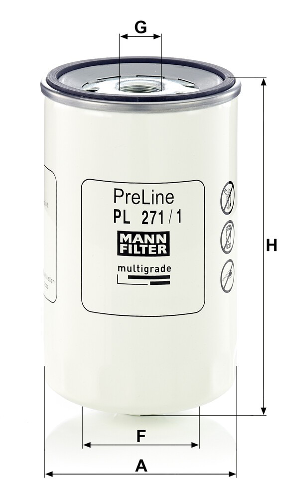 PL2711 Mann-Filter Filtr paliwa