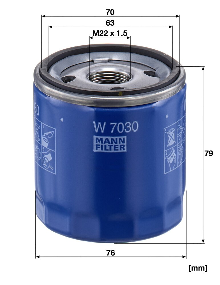 Do koszyka 4892339AA Toyota Filtr oleju