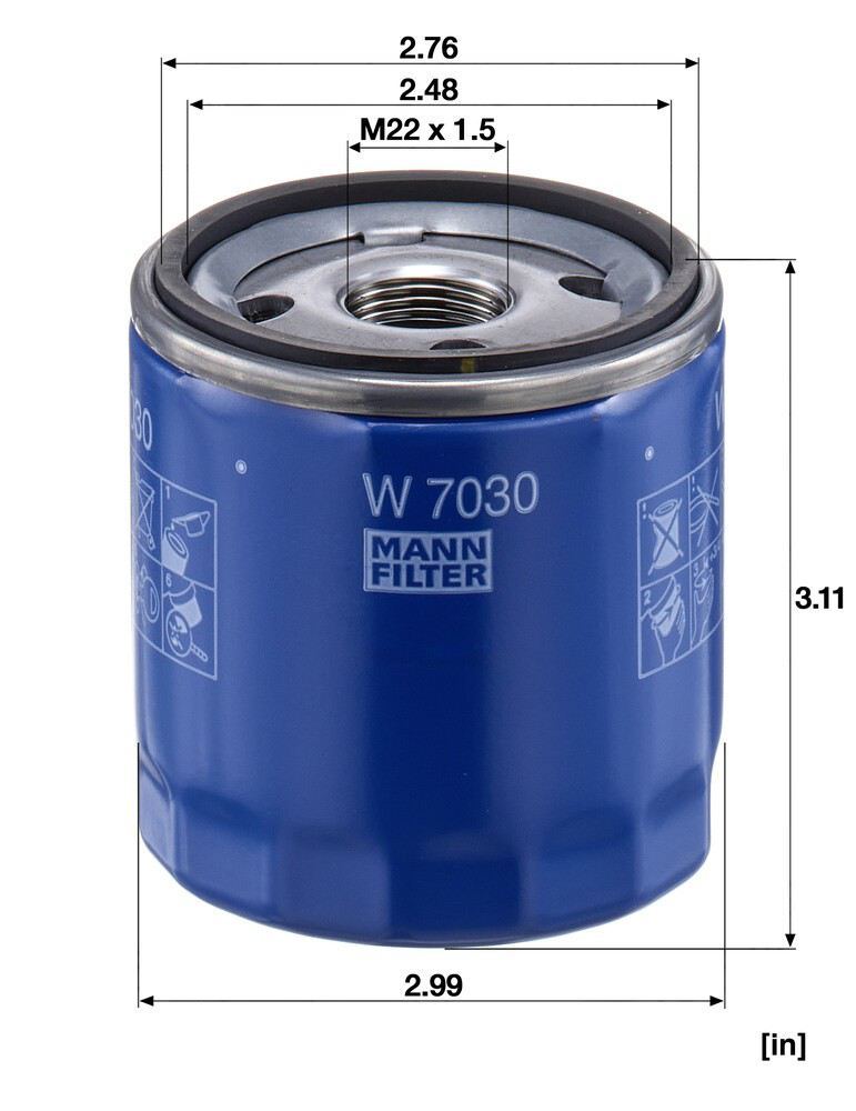 Filtr oleju 4892339AA Toyota