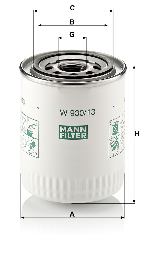 Filtr oleju Jaguar EBC9658