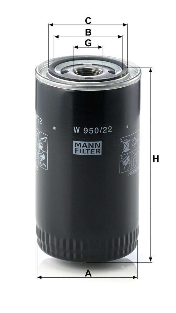 6002115213 Komatsu Filtr oleju