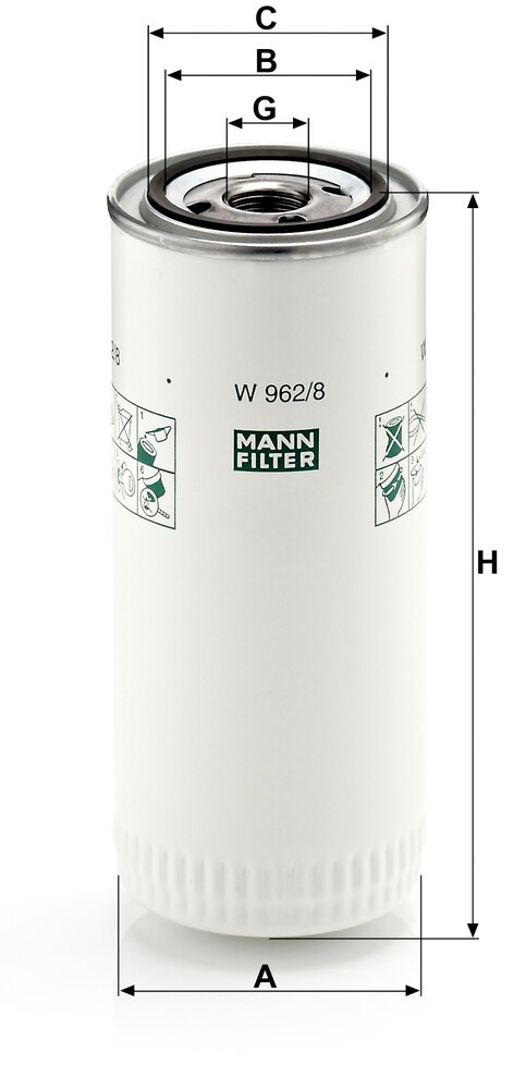 17457469 Volvo Filtr oleju
