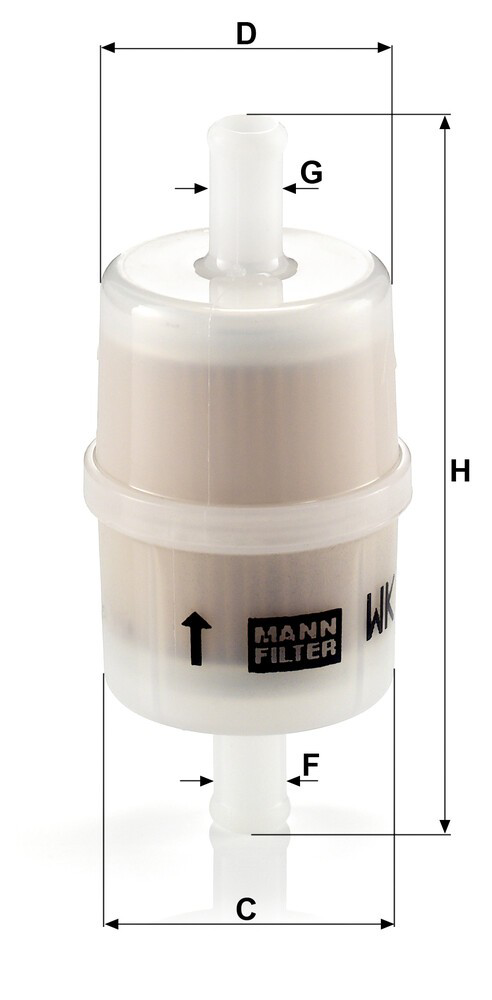 WK327 Mann-Filter Filtr powietrza sprężarki zawieszenia pneumatycznego