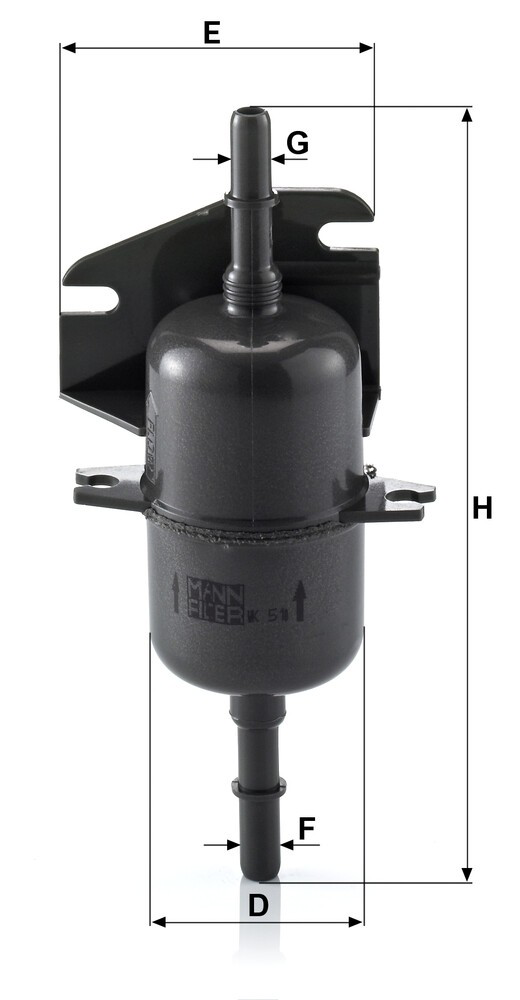 Filtr paliwa Mann-Filter WK510 cena, od 11,06 USD