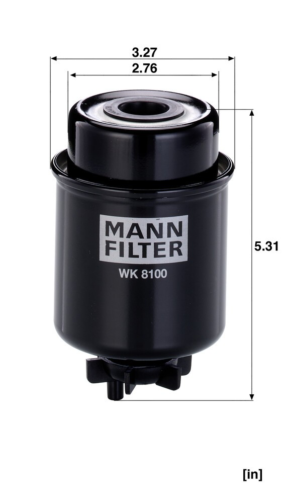 Filtr paliwa Mann-Filter WK8100 cena, od 33,83 USD