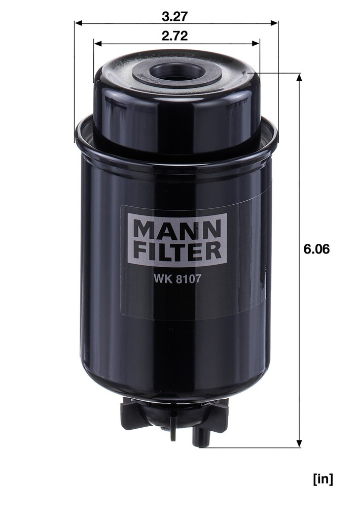 Filtr paliwa WK8107 Mann-Filter
