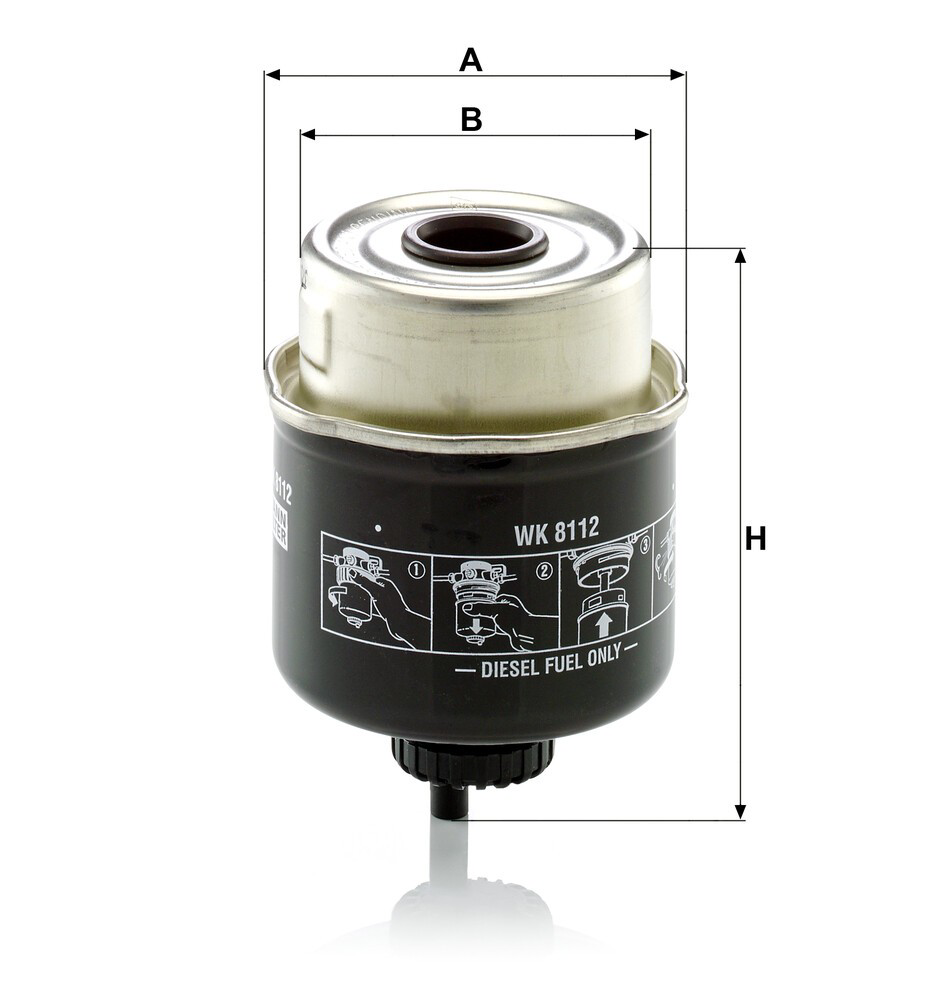 WK8112 Mann-Filter Filtr paliwa