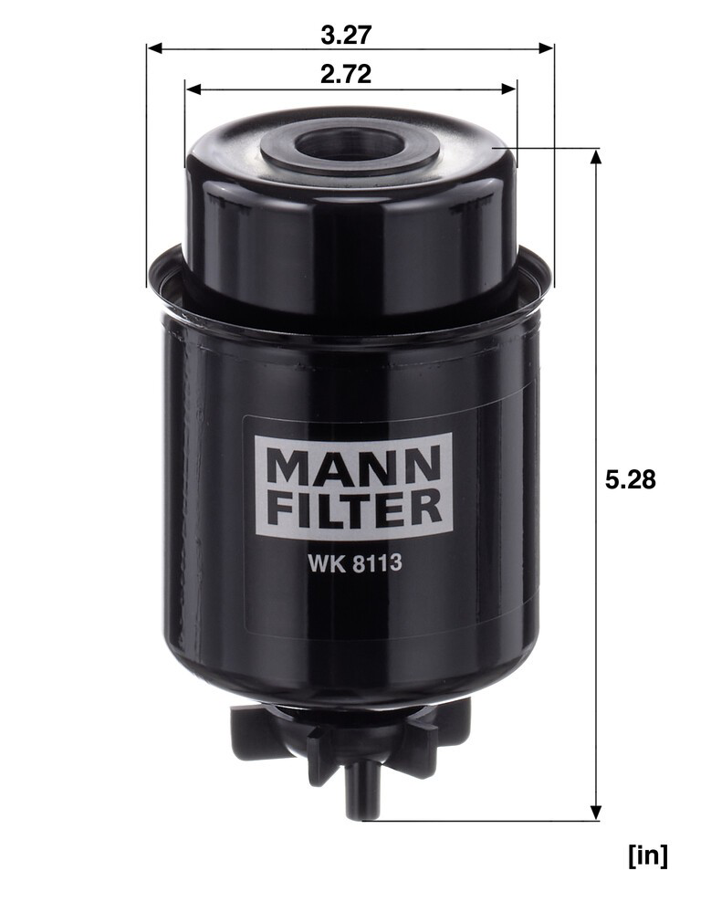 Do koszyka WK8113 Mann-Filter Filtr paliwa