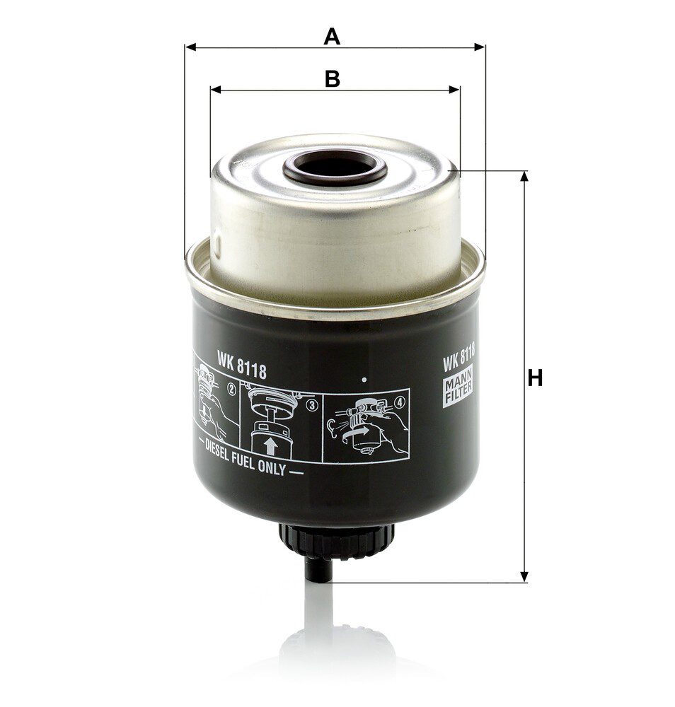 WK8118 Mann-Filter Filtr paliwa