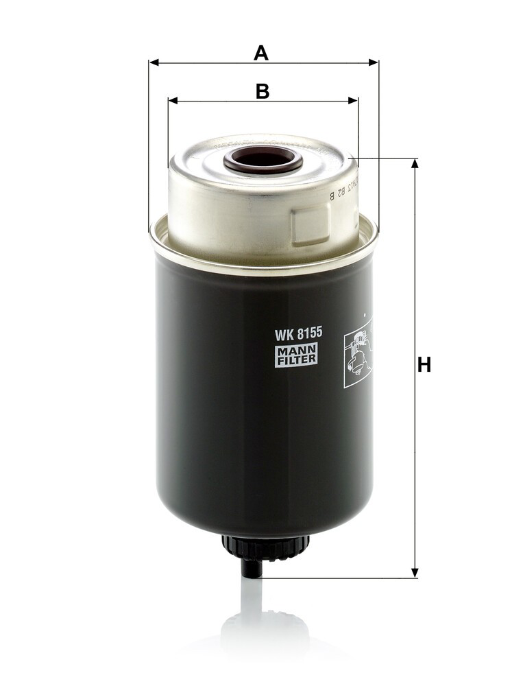 Filtr paliwa Mann-Filter WK8155 cena, od 46,59 USD