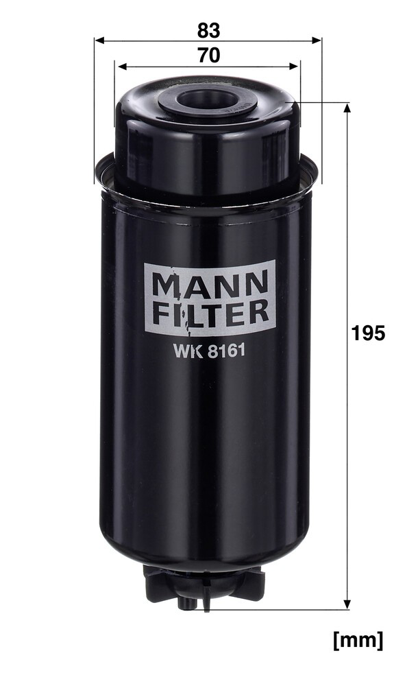 Filtr paliwa Mann-Filter WK8161 cena, od 51,75 USD