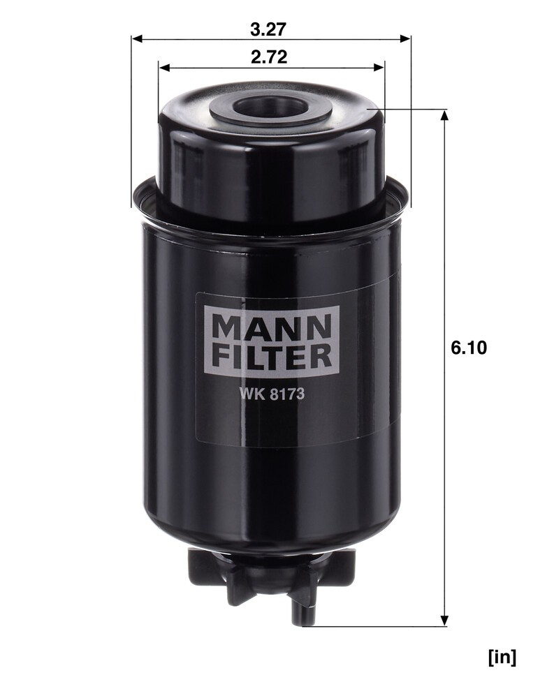 Do koszyka WK8173 Mann-Filter Filtr paliwa