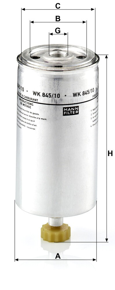 0695832 DAF Filtr paliwa
