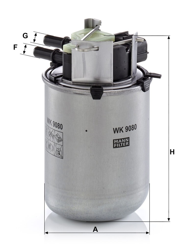 WK9080 Mann-Filter Filtr paliwa