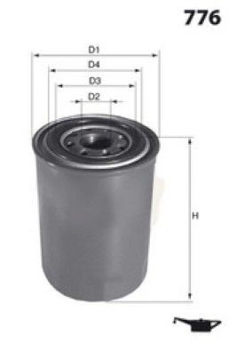 Filtr oleju Honda Pilot I SUV (2006 - 2008) cena, od 7,86 USD