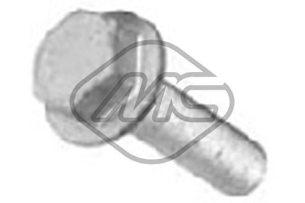 02255 Metalcaucho Śruba koła pasowego wału korbowego