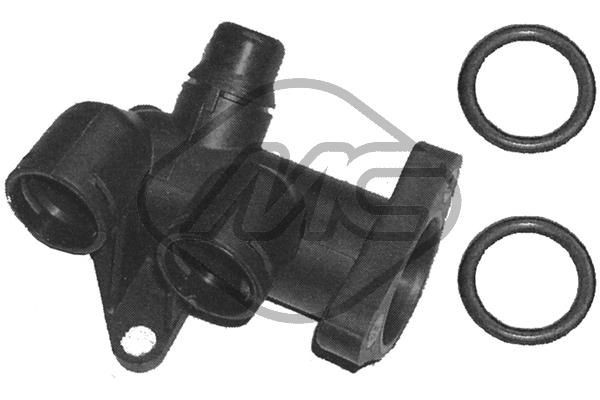 03566 Metalcaucho Kołnierz układu chłodzenia (trójnik)